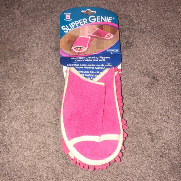 Slipper Genie Microfiber Cleaning Slippers: Size 6 to 9 - Picture 1 of 3